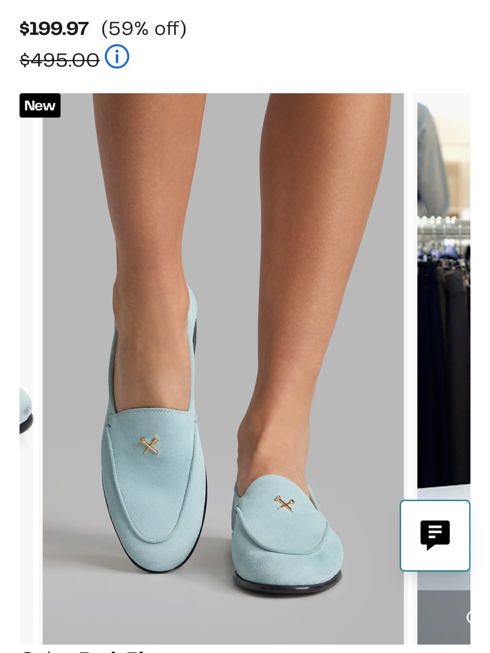 New G/FORE Suede Women's Flex Loafers with Gold Accent Golf brand